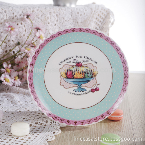 New products for 2015 8 Inches cheap bulk dinner plates